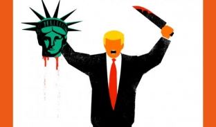  “Der Spiegel” portretizon Trumpin duke ia prerë kokën “Statujës së Lirisë”