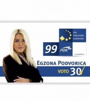 Egzona Podvorica, këshilltare e PDK-së në Kuvendin Komunal të Prishtinës