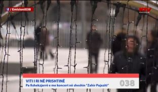 Viti i Ri në Prishtinë, pa fishekzjarrë e me koncert në sheshin “Zahir Pajaziti” [video]