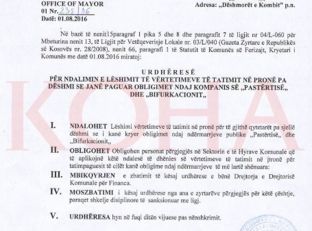 Komuna e Ferizajt kushtëzon vërtetimin e tatimit në pronë