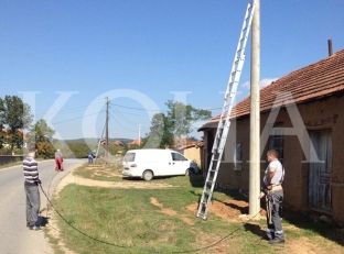 Sllatina e Epërme vetëfinancon projektin e ndriçimit publik