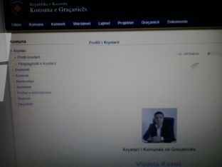 Graçanica përmirëson të dhënat në shqip në ueb-faqen zyrtare