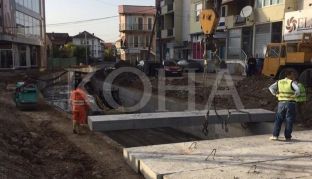 Rregullimi i shtratit të lumit Mirusha në Gjilan, në fazën finale